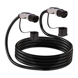 Scame - 201.PPCS2323-5 oplaadkabel voor elektrische auto - eenfasige aansluitkabel type 2 naar type 2-7,4 kilowatt - 32 ampère - lengte 5 meter