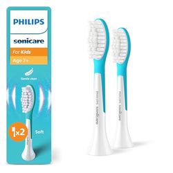 Philips Sonicare for Kids - têtes de brosse à dents de rechange d'origine pour enfants à partir de 7 ans, lot de 2, HX6042/90