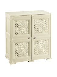 Tontarelli 8085550210EAN - Armário alto para casa de banho, cor creme