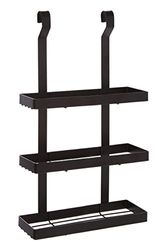 Premier Housewares Sorello Appeso Rack, Ferro, Nero, 9 x 26 x 44 cm