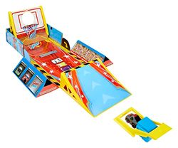 Little Tikes My First Cars Crazy Fast 4-in-1 Dunk'n, Stunt'n, Game'n Set - Exclusieve terugtrek speelgoedauto - 1 auto, Launcher, 4 games en scorebord die reizen tot 15m - Voor kinderen van 3+ jaar