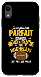 Coque pour iPhone XR Je Suis Supporter Rochelais Rochelais Rochelle Rugby