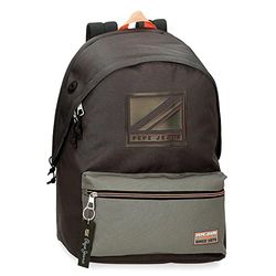 Pepe Jeans Cody Double Compartment Laptop Backpack 15.6" Black 31x44x15 cms Polyester 23.87L