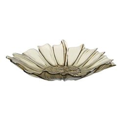 BigBuy Home Centro de Mesa Oliva Cristal 42 x 42 x 7,5 cm