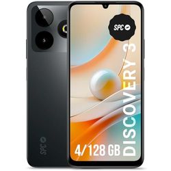SPC Discovery 3 - Smartphone 6,8” IPS 120Hz | 128GB Memoria Interna y 4GB RAM | 50MP Dual CAM AI | NFC y Biometría | Android 14 | Batería 5000mAh con Carga rápida – Color Dark Matter