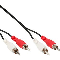 InLine 15 m 2 x RCA stekker naar stekker audio kabel