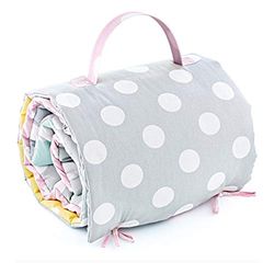 Babyjem tapis bébé pour dormir, fille, design rigolo, oreiller détachable, pratique et facile à transporter