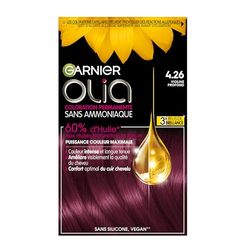 Garnier Coloração permanente sem amoníaco, com óleos naturais de flores, violeta profundo (4,26) – Olia Vivids