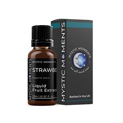 Mystic Moments | Strawberry - Liquid Fruit Extract 10ml | Perfect for Skin Care, Creams, Lotions and DIY beauty products Vegan GMO Free