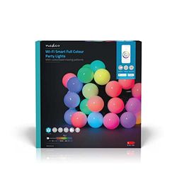 Nedis SmartLife Wi-Fi decoratieve LED-feestverlichting (kleine bollen) - 10,8m - 48 LED's / full-color