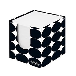 Herlitz 50040100 - Portanotas, 700 hojas, 9 x 9 x 9 cm, diseño: Just Black, 1 unidad