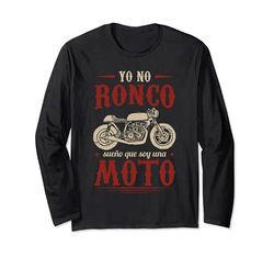 Biker Regalo Motero Motociclismo Sueño Que Soy Una Moto Manga Larga