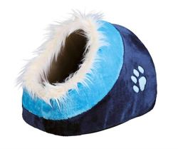 Trixie Minou - Grotta per Cani e Gatti, 35 x 26 cm, 41 cm, Blu Scuro/Blu