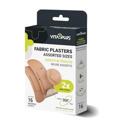 VITAPLUS Fabric Plaster (Assorted) - 16'S