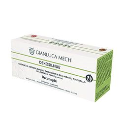 Gianluca Mech - Dekosilhue, Suplemento Alimenticio Keto en Stick 8x30 ml, Apoya el Equilibrio del Peso y el Metabolismo de los Lípidos, con Gymnema Silvestre y Mate, Vegano