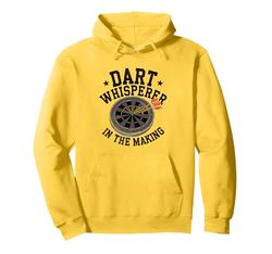 Dart Whisperer In The Making Gioco Giocatore Sportivo Felpa con Cappuccio
