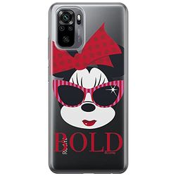 ERT GROUP mobiltelefonfodral för Xiaomi REDMI NOTE 10/ 10S originalt och officiellt licensierat Disney mönster Minnie 045 optimalt anpassad till formen på mobiltelefonen, gedeeltelijk transparant