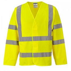 Portwest Hi-Vis Two Band and Brace Jacket, Size: XX/3X, Colour: Yellow, C473YERXX/3X