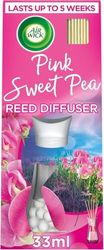 Air Wick Air Freshener Reed Diffuser,Pink Sweet Pea, 33 ml