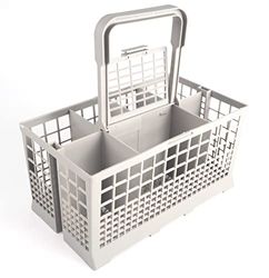 SF SANFOR Cestino universale per posate per lavastoviglie | 24 x 13,50 x 12,50 cm | sette scomparti | grigio | taglia unica