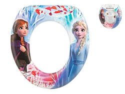 LULABI DISNEY FROZEN 2 Adaptador inodoro, asiento para niños, recambio orinal Disney, asiento infantil ergonómico con respaldo, antideslizante, anatómico, fácil de limpiar, 28 x 30 cm, Multicolor