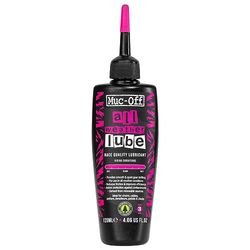 Muc-Off All-Weather Chain Lube All-weather Kettingolie, 120 ml, biologisch afbreekbaar smeervet, kettingspray, fiets, voor alle soorten fietsen, geformuleerd voor alle weersomstandigheden