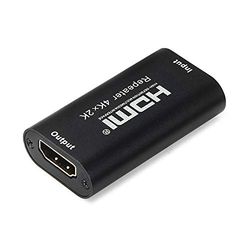 AISENS A123-0351 Répéteur HDMI Haute Vitesse avec Ethernet HDMI Femelle vers HDMI Femelle Noir