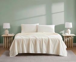 Linen Closet Biologisch Katoen Fresh Ivory Twin Sheet Set 3-delige Set