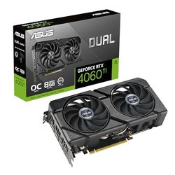 ASUS Dual NVIDIA GeForce RTX 4060 Ti Evo OC Edition – Carte Graphique (8GB GDDR6X, PCIe 4.0, DLSS 3, HDMI 2.1a, DisplayPort 1.4a, Ventilateurs axiaux à Double roulement à Billes, Technologie 0dB)