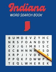 Indiana Word Search Book: Puzzle Book for the Hoosier State of Indiana