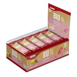 Weider Bio Natural Bar (20x50g) Datiles-Quinoa-Anacardos, Barritas Ecológicas Energéticas de Datiles, Quinoa y Anacardos, Sin Azúcar añadido, Sin Aceite de Palma, Vegano