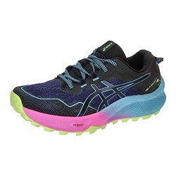 ASICS Gel Trabuco 11 Womens Trail Running Shoes Black/Blue 4 (37)