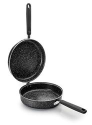 IBILI Natura Potato Omelette Pan, 24 cm, Aluminium, Stone-Style Non-Stick Coating, Suitable for Induction Hobs
