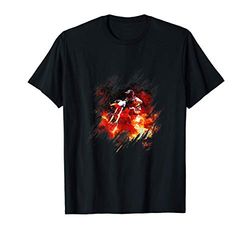 Moto de fuego para motociclistas con gasolina en la sangre Camiseta
