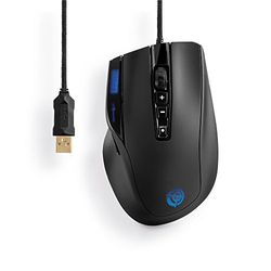 PureLink Prosquad SQ1600 USB Gaming Mouse 10 Buttons / 32 Colours / 11,750 FPS / 6000 Dpi/with LCD Display for PC