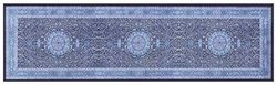 Doge Milano Chemin de cuisine, 100% Made in Italy, Tapis antitache avec impression numérique, Tapis antidérapant et lavable, Modèle Vintage - Corbin, 140x52 cm
