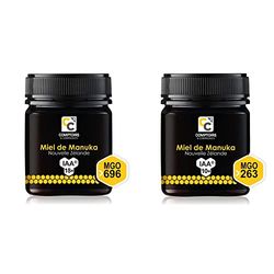 COMPTOIRS ET COMPAGNIES - Miel de Manuka Actif - IAA18+ (MGO696+) - Origine Nouvelle Zélande - 250g & Miel de Manuka Actif - IAA10+ (MGO263+) - Origine Nouvelle Zélande - 250g