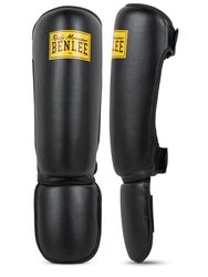 BENLEE benskydd av konstläder (1 par) Guardian Black S/M