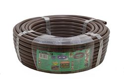 S&M 544828 - Tuyau pour arrosage en goutte à goutte, 16 mm x 50 m, couleur marron
