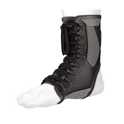 ShockDoctor Erwachsene Knöchelschützer Stützen Ultra Knöchelstütze mit Gelkissen, Black, XL, 849-BK