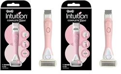 WILKINSON SWORD Intuition Complete Bikini for Women | Trimmer and Razor | with 5 Blade Razor (Pack of 2)
