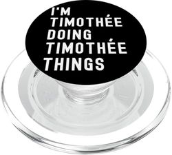 Soy Timothée Haciendo Cosas de Timothée PopSockets PopGrip para MagSafe