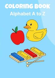 Coloring book for children: Alphabet A to Z