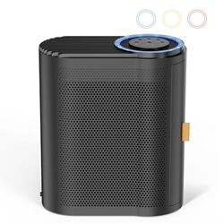 CONOPU Purificador De Aire Con Filtro Hepa H13, CADR 230m³/h, up to 100㎡, Air Purifier Monitores De Calidad Del Aire En Tiempo Real, Purificador De Aire Para Alergias Esterilización UV, negro