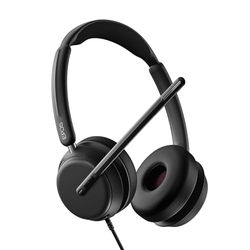 EPOS IMPACT 860T Cuffie con Cavo USB-C e USB-A, Doppio Padiglione, Microfono Noise-Cancelling, Certificato Teams, Super Wideband Audio, Vestibilità Confortevole, Ottimo per Business e Ufficio