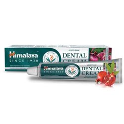 Himalaya Ayurvedic Dental Cream Herbal Toothpaste - Neem & pomegranate Gum protection |Helps fight Plague, Cavity and prevents tooth decay | with natural fluoride - 100g