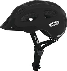 ABUS Capacete urbano Youn-I ACE - com luz traseira LED integrada, capacete de bicicleta para uso diário, para homens e mulheres - preto mate, tamanho L (56-61 cm)