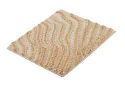 Kleine Wolke Tappeto da bagno, Terrace beige sabbia, 55 x 65 cm
