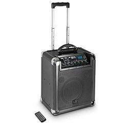LD Systems Roadjack 10 - Altavoz Bluetooth alimentado por batería, con mezclador