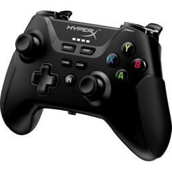 HyperX Clutch – Gaming Controller for Android and PC, Cloud and Mobile Gaming, Bluetooth, 2.4GHz Wireless, USB-C to USB-A Wired Connection, Standard Button Layout, Detachable Phone Clip